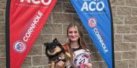 Beach Bluff Rylee Earnest one of the top Junior Cornhole players in the world