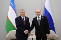 Leaders of Uzbekistan and Russia discuss current issues on the bilateral agenda