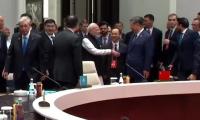 PM Modi interacts with Chinese President Xi Jinping at SCO Summit in Bishkek