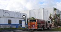GFD responds to fire at former Mangilao Public Health building