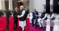 PM Modi meets Presidents of Tajikistan, Lao PDR on sidelines of SCO Summit in Bishkek