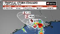 Tropical Storm Edouard heads toward Texas-Louisiana coast