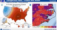 Eastern North Carolina bracing for wave of dangerous late-summer heat