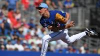 Recently Demoted Blue Jays Pitcher Signs in Dominican Republic