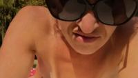 My 42DD boobs looked like two deflated balloons after I lost 9st – I gasped at hubby’s holiday pic of them & took action