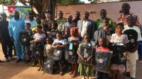 100 low-income families receive school kits in Togo