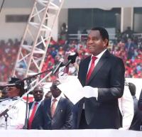 Hichilema sworn in for 2nd term, pledges to triple Zambia economy