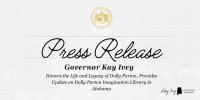 Governor Ivey Honors the Life and Legacy of Dolly Parton, Provides Update on Dolly Parton Imagination Library in Alabama