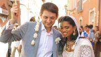 The Bride Wore a White Lehenga for Her India-Meets-Italy Wedding in a Sicilian Baroque Church