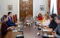 President Meets Bulgaria's Youth Delegates to UN