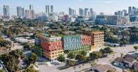MVRDV to stack colorful WOMA housing around fornasetti mosaic plaza in miami