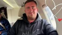 Luke Littler ditches budget flights for private jet as he whisks girlfriend Faith away to Germany for awards bash