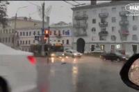 Minsk Covered by Strong Thunderstorm VIDEO
