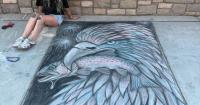 Blackfoot's Trynity Kesler turns 'messy painting' into a growing art business