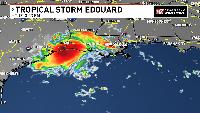 Tropical Storm Edouard makes landfall along Texas-Louisiana coast