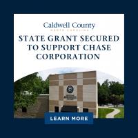 Caldwell County Secures $186,000 State Grant to Support Chase Corporation Expansion and 37 New Jobs