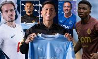 The story of Deadline Day: Man City finally land £125m Enzo Fernandez as Chelsea are enraged by Monaco over Lamine Camara - Folarin Balogun changes mind on Everton move, Spurs secure Mykhailo Mudryk and total Prem spend hits £3.2BILLION