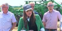 Rollins defends foreign beef imports at Iowa Farm Progress show
