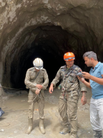 Indian, Chinese, South Korean, and Singaporean Tunnel Rescuers Work to Free Trapped Victims