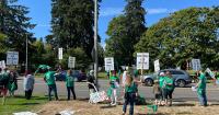 Washington state workers stage walkout, one month left to negotiate a contract