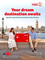 NBB multi-currency card offers chance to win luxury travel