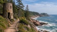 J.P. Morgan bought 47 hectares in Maine for his daughter in 1900; his granddaughter donated 40 to Acadia National Park