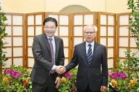 Sam Hou Fai in Jakarta after Singapore talks, both sides seek deeper ties