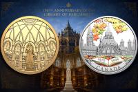 Royal Canadian Mint Coins Mark Library of Parliament at 150