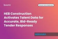 Business : Boomi Helps HEB Construction Streamline Tender Process With AI