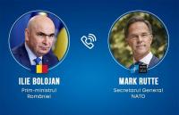 Romanian PM discusses regional security in phone calls with NATO chief, Ukrainian counterpart