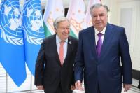 Rahmon meets with Guterres, Pezeshkian and Pashinyan in Bishkek