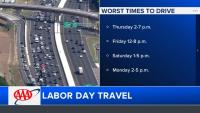 Labor Day traffic and travel: Busiest times to drive and fly