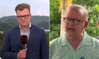 Wild moment Anthony Albanese brands Channel Seven journalist 'disrespectful' as tensions boil over cost of multi-million dollar climate summit