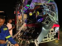 67 injured in road crash involving two buses on Kumasi-Accra...