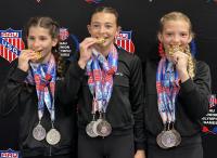 RB youth gymnasts Jacobucci, Coffelt capture AAU JO titles 