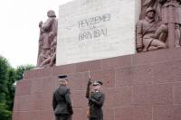 No honour guards at Freedom Monument this week in Latvia