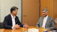 Japan’s METI state minister meets with Kuwait’s ambassador to Japan