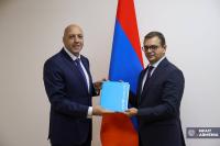 Newly appointed representative of United Nations Children's Fund in Armenia presented his credentials to Deputy Minister of Foreign Affairs and International Trade of Armenia