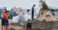 Ceuta: Moroccan migrants stranded on El Trampolin beach