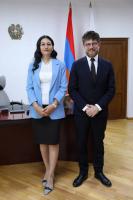 Armenia’s Human Rights Defender meets French Ambassador as he completes mission