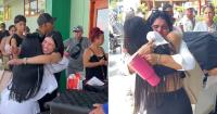 "There's only one mother!" This was the emotional reunion of this young Cuban woman with her mother at the airport in Cuba