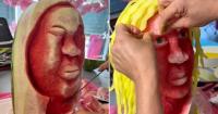 Recreate Flor de Cuba in a melon, and social media erupts over her resemblance to La Diosa: "Just imagine if you didn't like her."