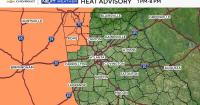 Heat advisory issued for northwest Georgia as Atlanta approaches record high