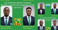 4 Sierra Leonean Referees to Officiate in CAF Confederation Cup