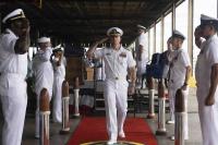 Rear Adm. Brad Collins relinquishes command of Navy Region Hawaii