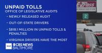 Maryland owed $818M in unpaid tolls from out-of-state drivers