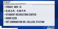 Texas A&M to host first-ever football analytics symposium