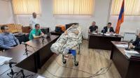 Former head of Armenia’s State Revenue Committee arrested after appearing in court on stretcher