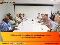 PM Marape, US Deputy Secretary Landau discuss energy, investment and visa charges