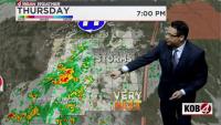 Expect quiet weather Wednesday night, but storms and rain are coming to New Mexico